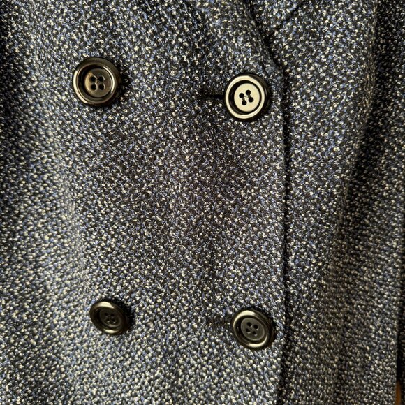 NWT Calvin Klein Blue Iris Double Breasted Short Jacket 18W - Picture 6 of 10